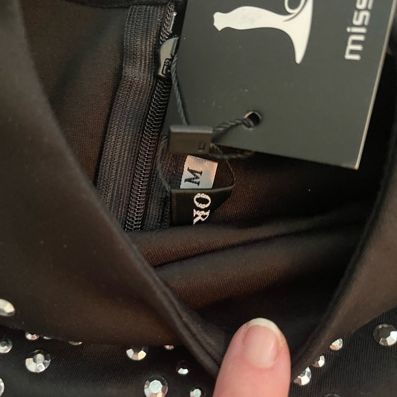 Medium. Black dress. Sequins. - Picture 3 of 4